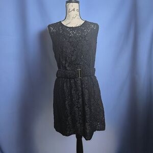 Medium black lace dress